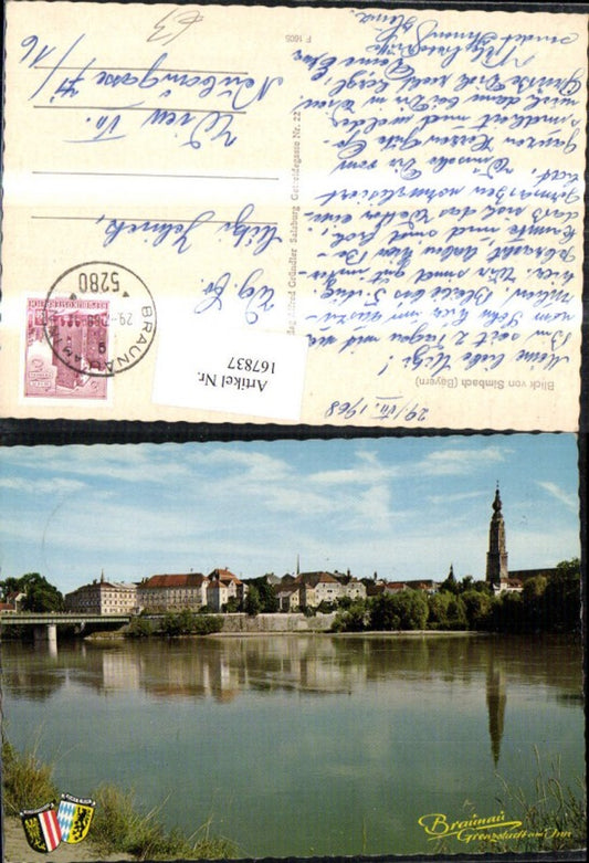 167837,Braunau am Inn Totale Blick von Simbach