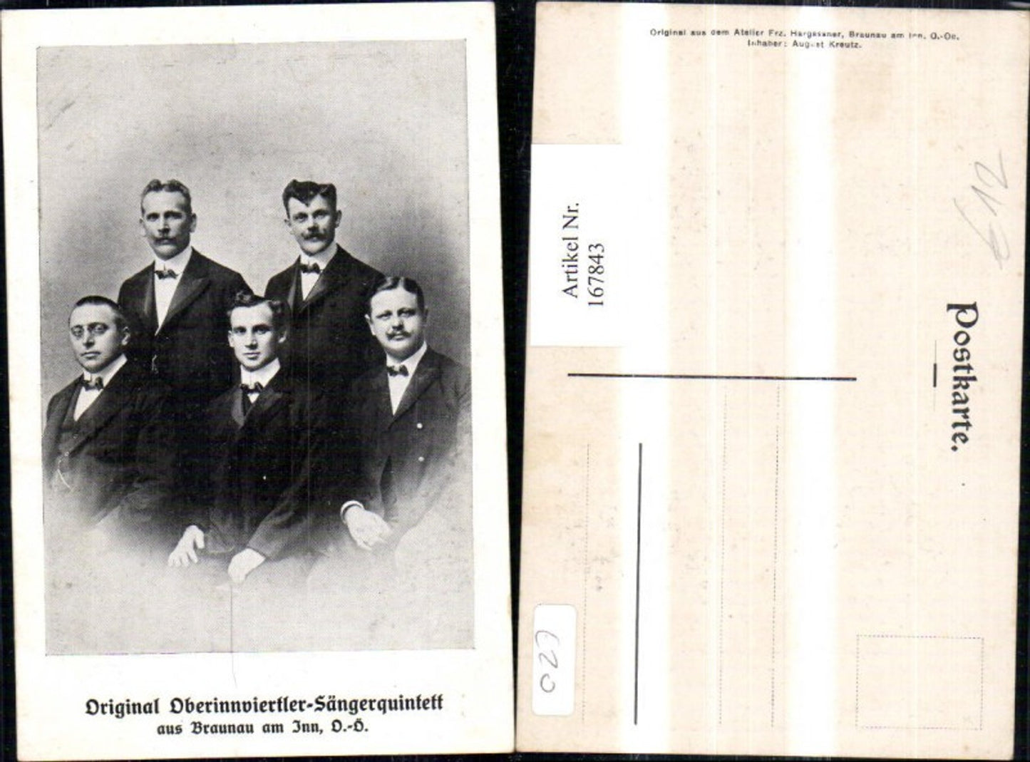 167843,Braunau am Inn Oberinnviertler Sängerquintett