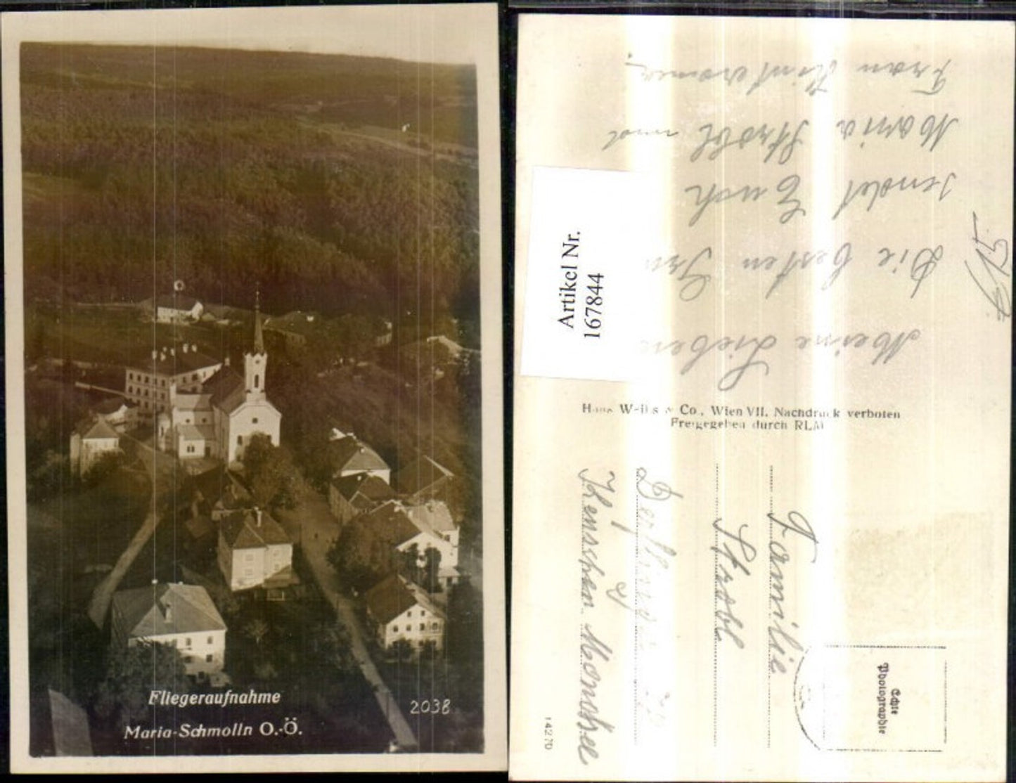 167844,Fliegeraufnahme Maria Schmolln Totale