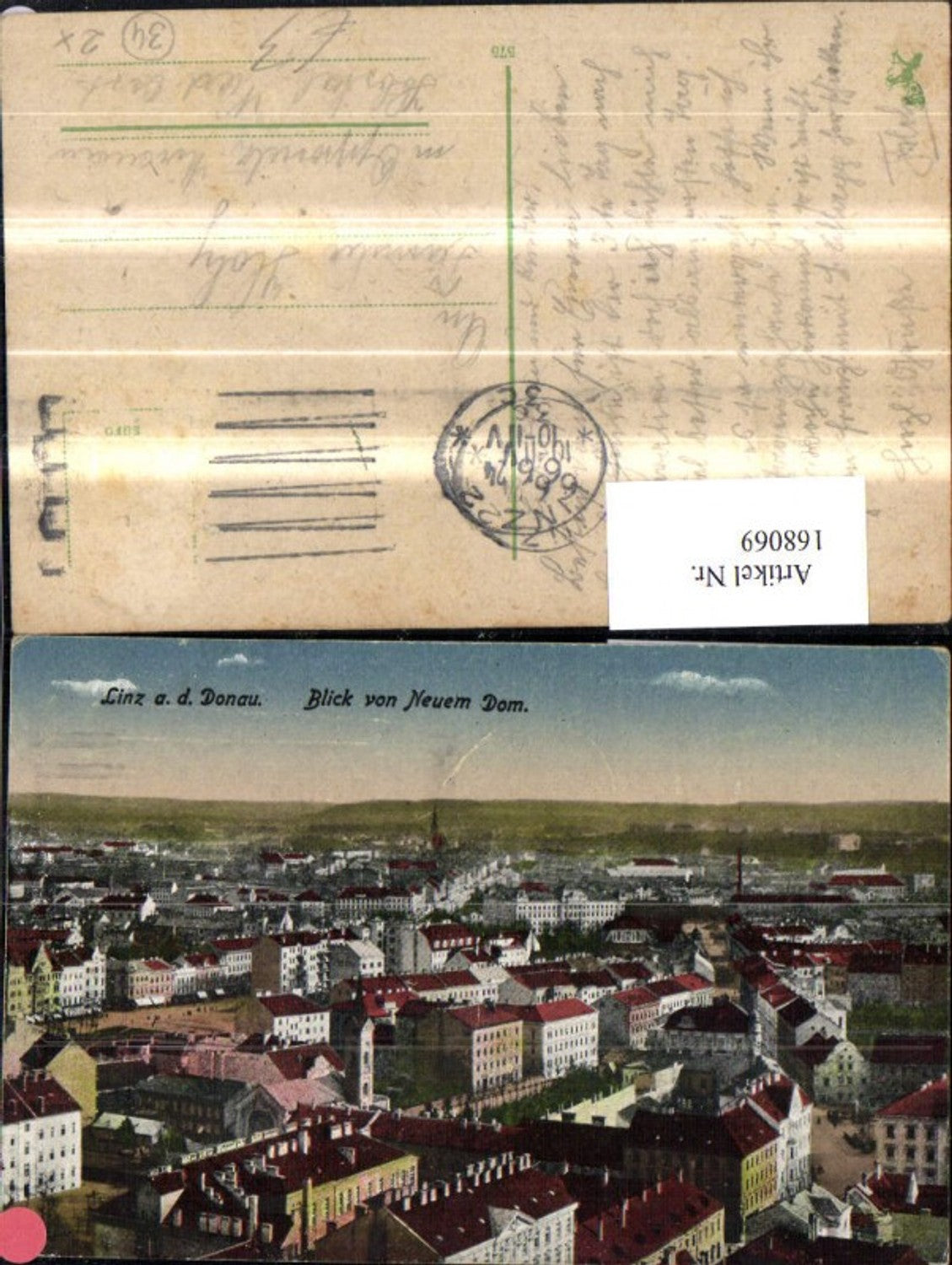 168069,Linz Ortsansicht Blick v. Neuem Dom