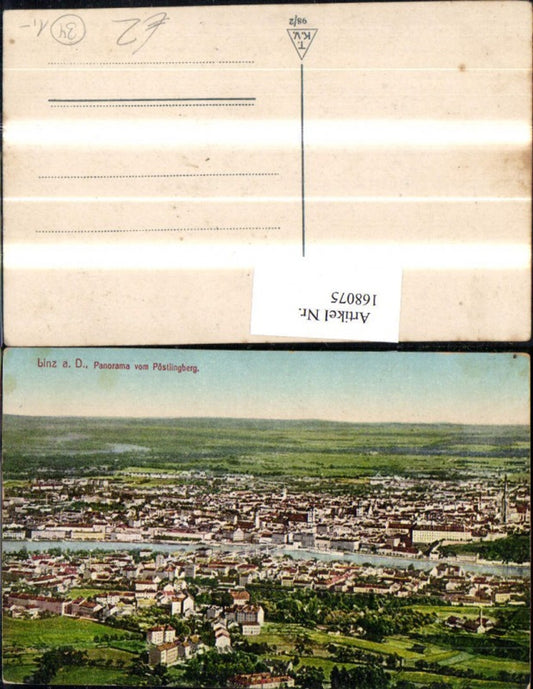168075,Linz Totale Panorama v. Pöstlingberg