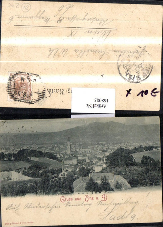 168085,Linz Gruß aus Linz Totale