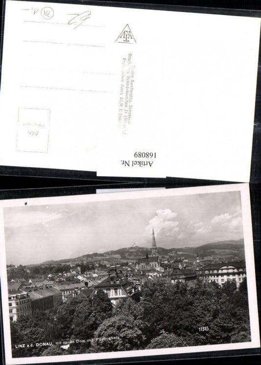 168089,Linz m. d. Neuen Dom und Pöstlingberg