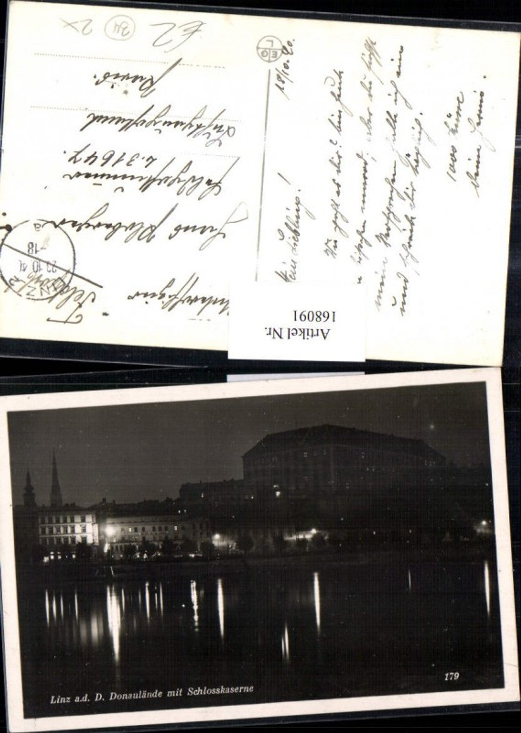 168091,Linz Donaulände m. Schlosskaserne