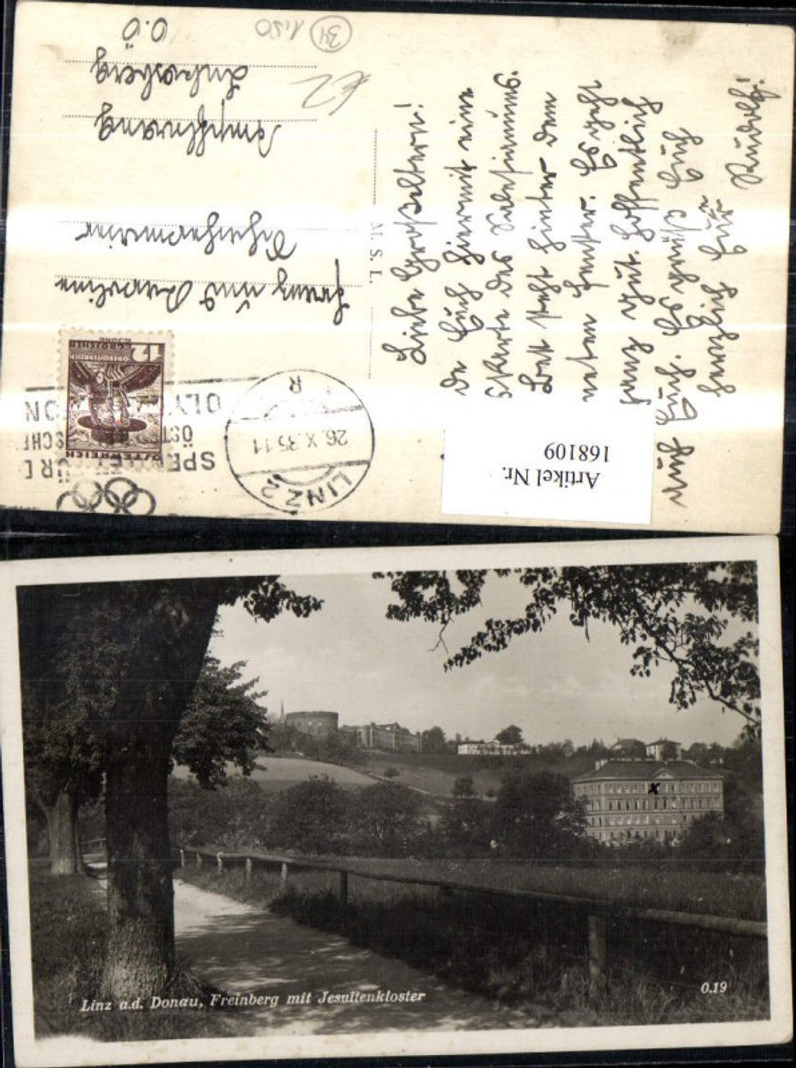 168109,Linz Freinberg m. Jesuitenkloster