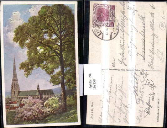 168158,Linz Dom Künstlerkarte