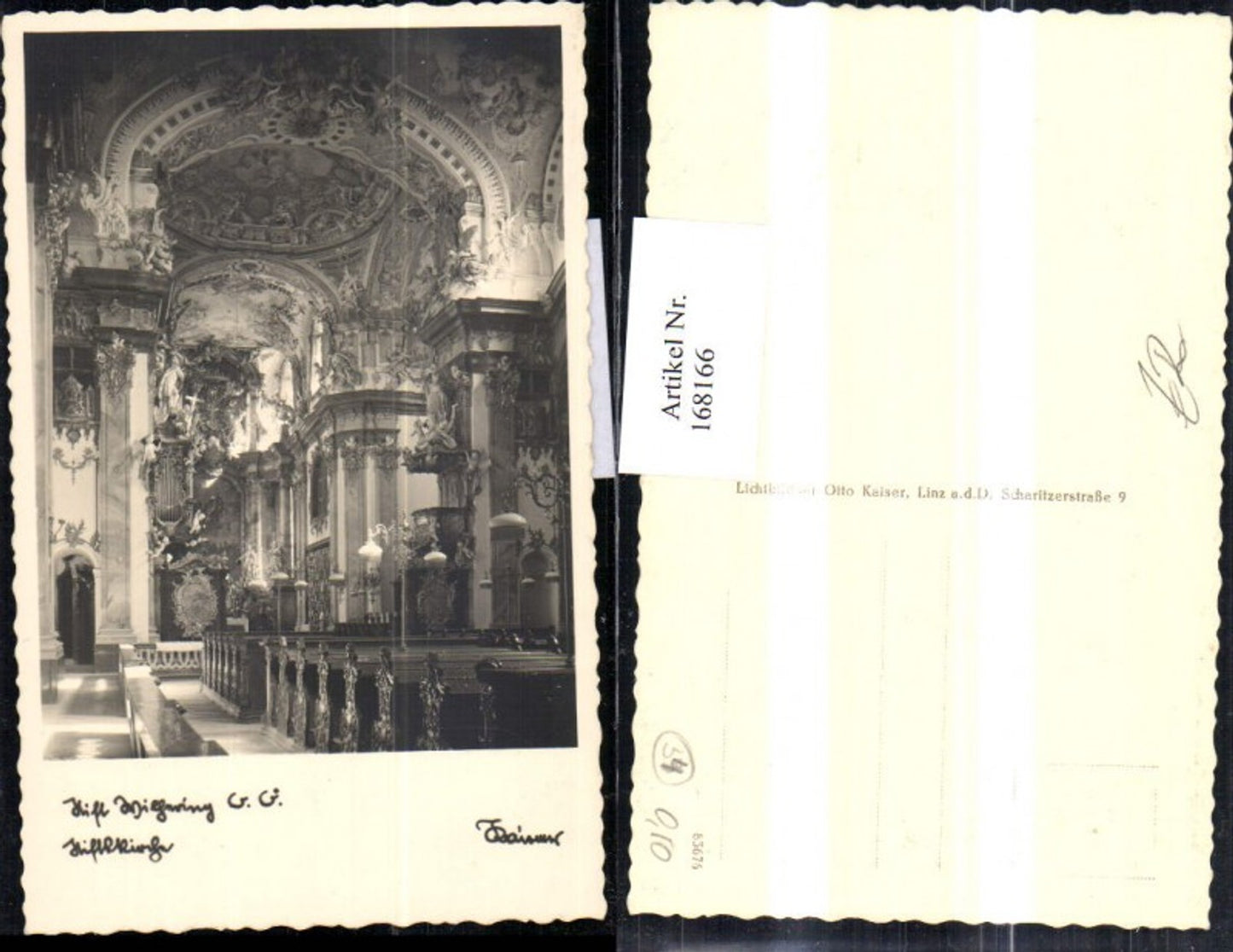 168166,Stift Wilhering b. Linz Stiftskirche pub Kaiser