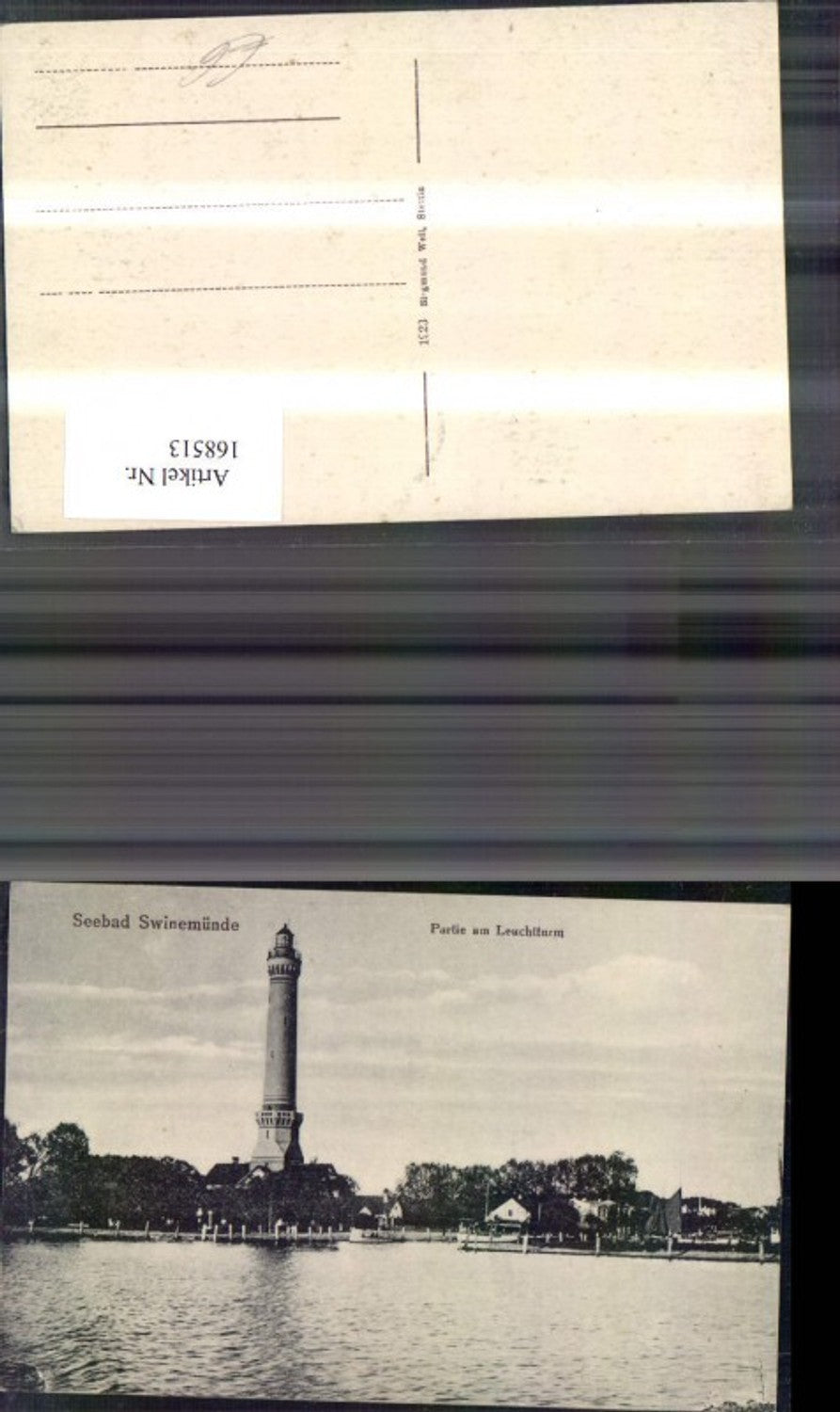 168513,Seebad Swinemünde Swinoujscie Partie a. Leuchtturm