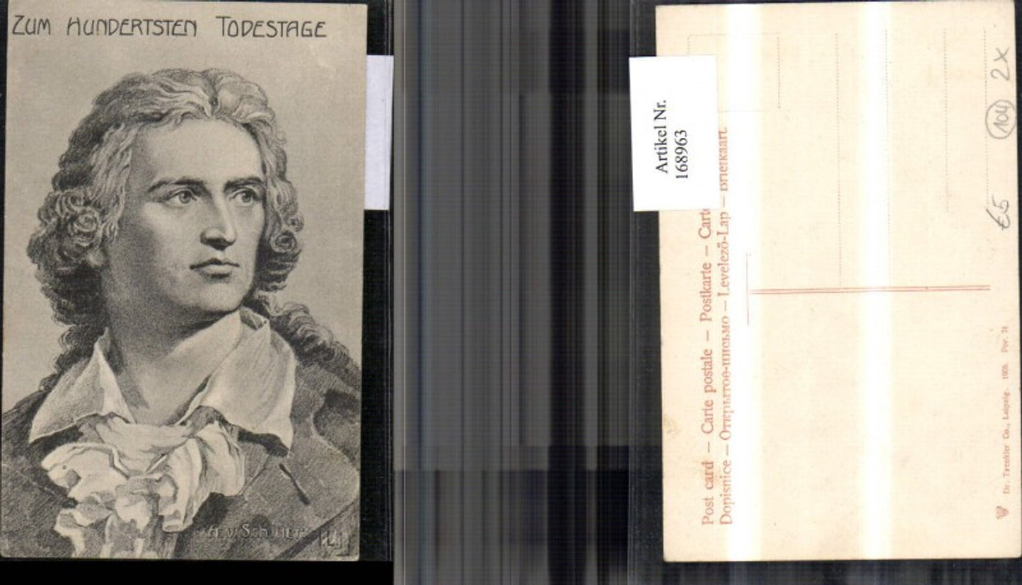 168963,Friedrich Schiller z. Hundertsten Todestage Portrait