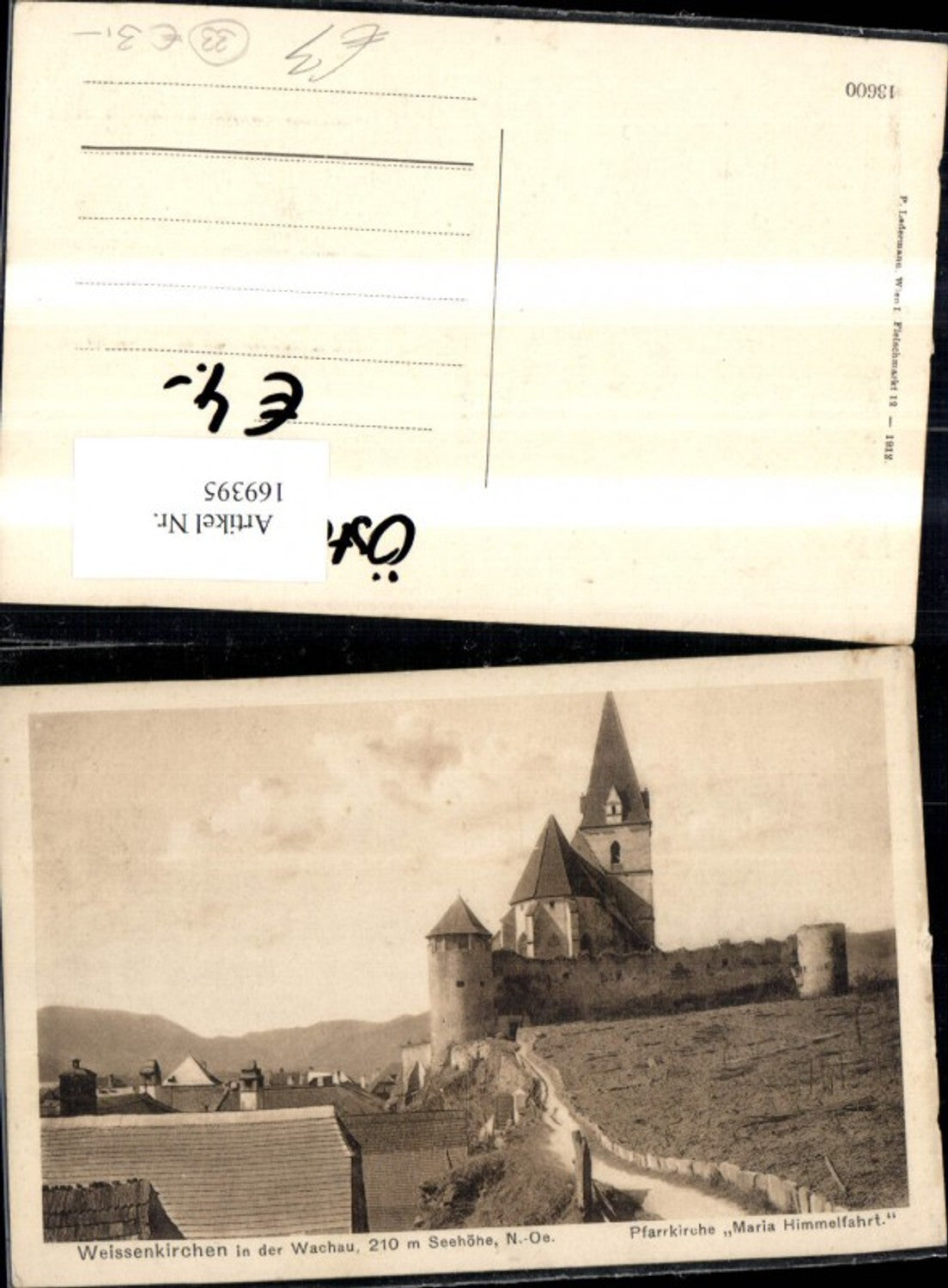 169395,Weissenkirchen i. d. Wachau Pfarrkirche Maria Himmelfahrt