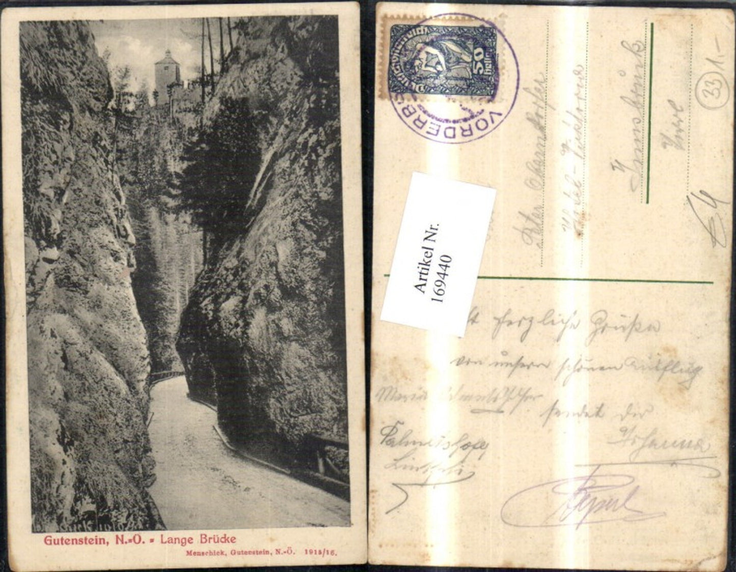 Alte Ansichtskarte – Old Postcard