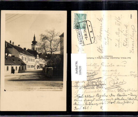 169620,Foto Ak Traismauer Strassenansicht 1934