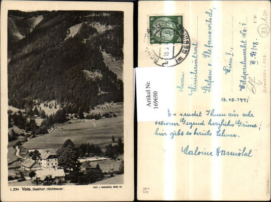 169690,Schwarzau i. Geb. Vois Gasthof Höchbauer