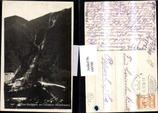 169700,Neunkirchen Rax Seilbahn mit Talstation Hirschwang