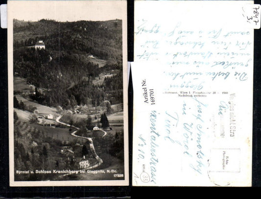 169701,Gloggnitz Syrntal Schloss Kranichberg