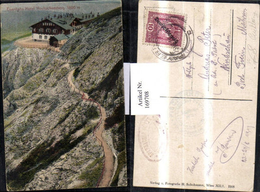 169708,Puchberg Eisenbahn Hotel Hochschneeberg