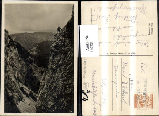 169721,Neunkirchen Rax am Jahnsteig Postablage Raxalpe Otto Haus Hirschwang Stempel