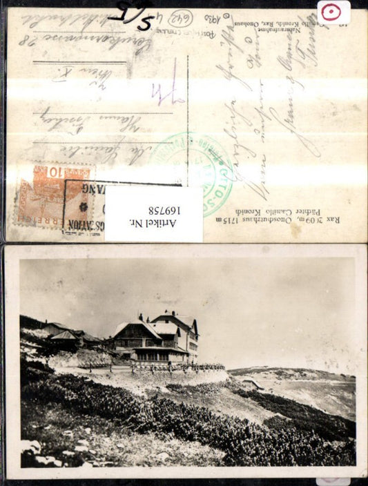 169758,Neunkirchen Rax Ottoschutzhaus Raxseilbahn Hirschwang Stempel