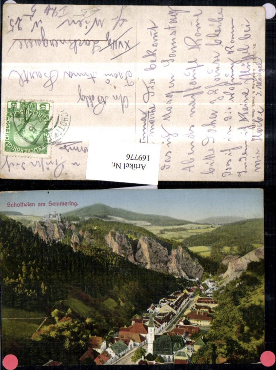 169776,Schottwien am Semmering Ortsansicht