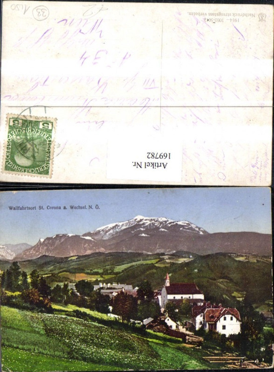 169782,St. Corona am Wechsel Ortsansicht Wallfahrtsort