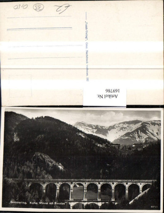169786,Semmering Kalte Rinne mit Raxalpe
