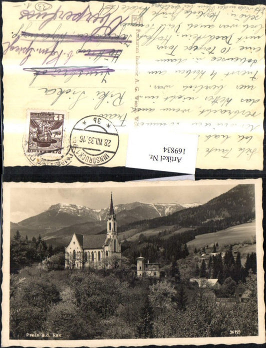 169834,Prein a. d. Rax Kirche