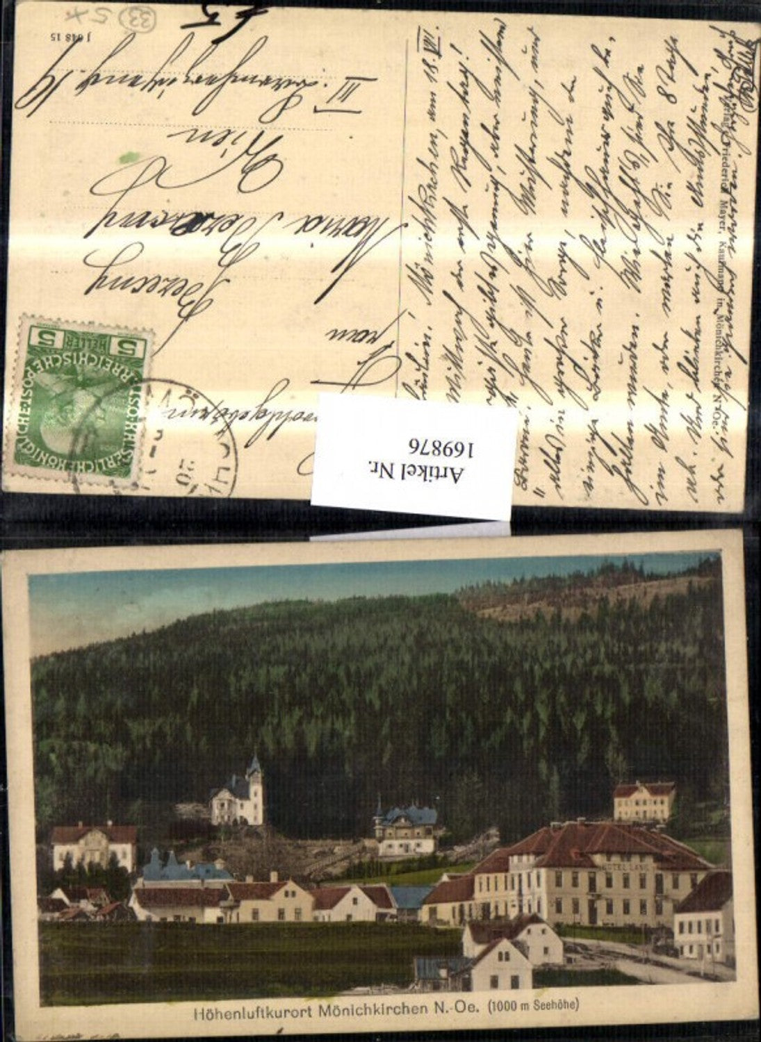 169876,Mönichkirchen Ortsansicht