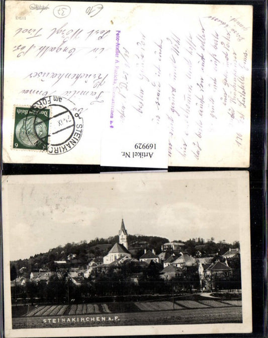 169929,Steinakrichen a. Forst Ortsansicht Kirche