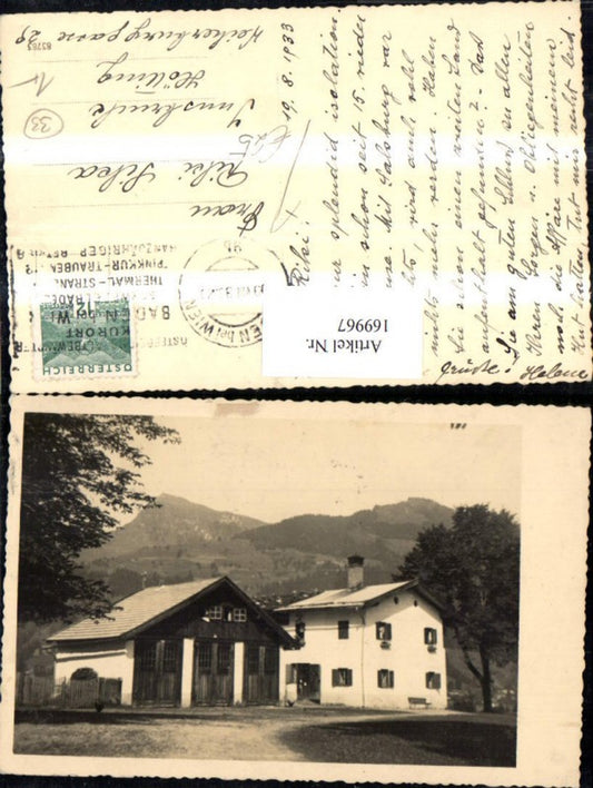 169967,Baden b. Wien Foto Ak Haus Gebäude 1933