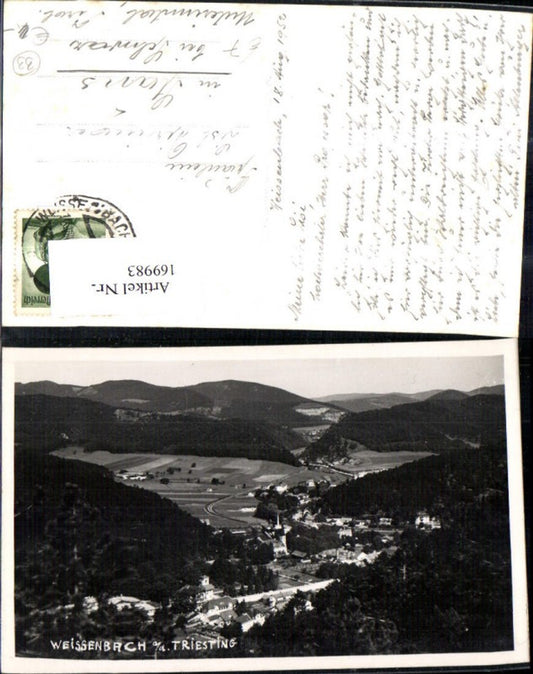 169983,Weissenbach a. d. Triesting Totale 1952