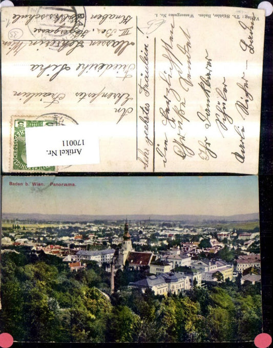 170011,Baden b. Wien Panorama