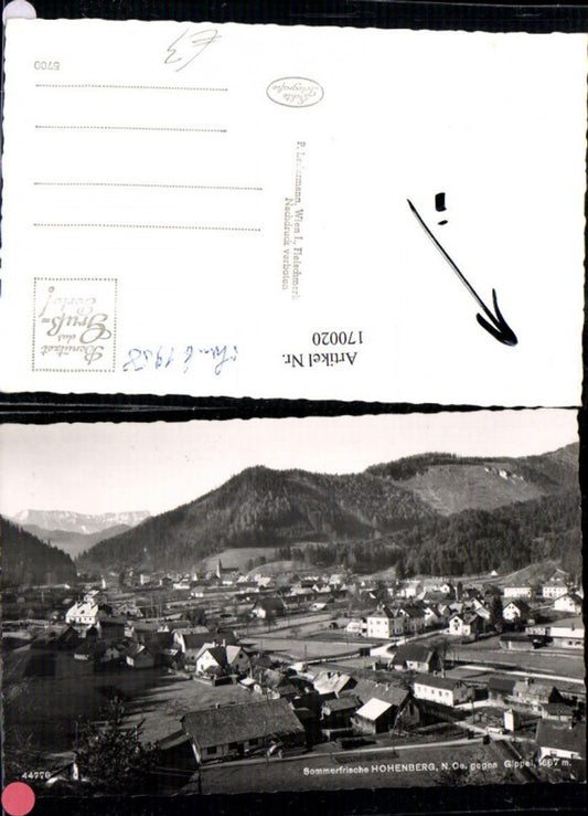 170020,Hohenberg geg. Gippel 1958
