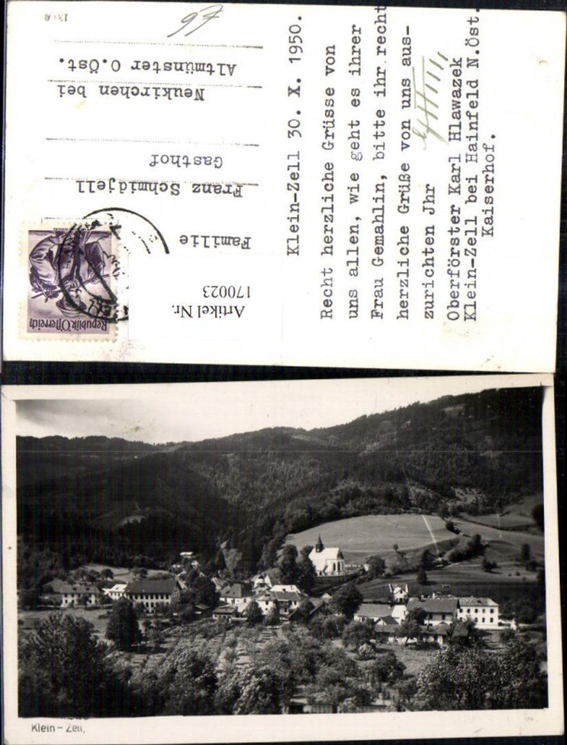 170023,Klein-Zell 1950
