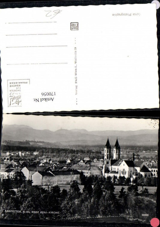 170056,Amstetten Herz Jesu Kirche Foto Ak
