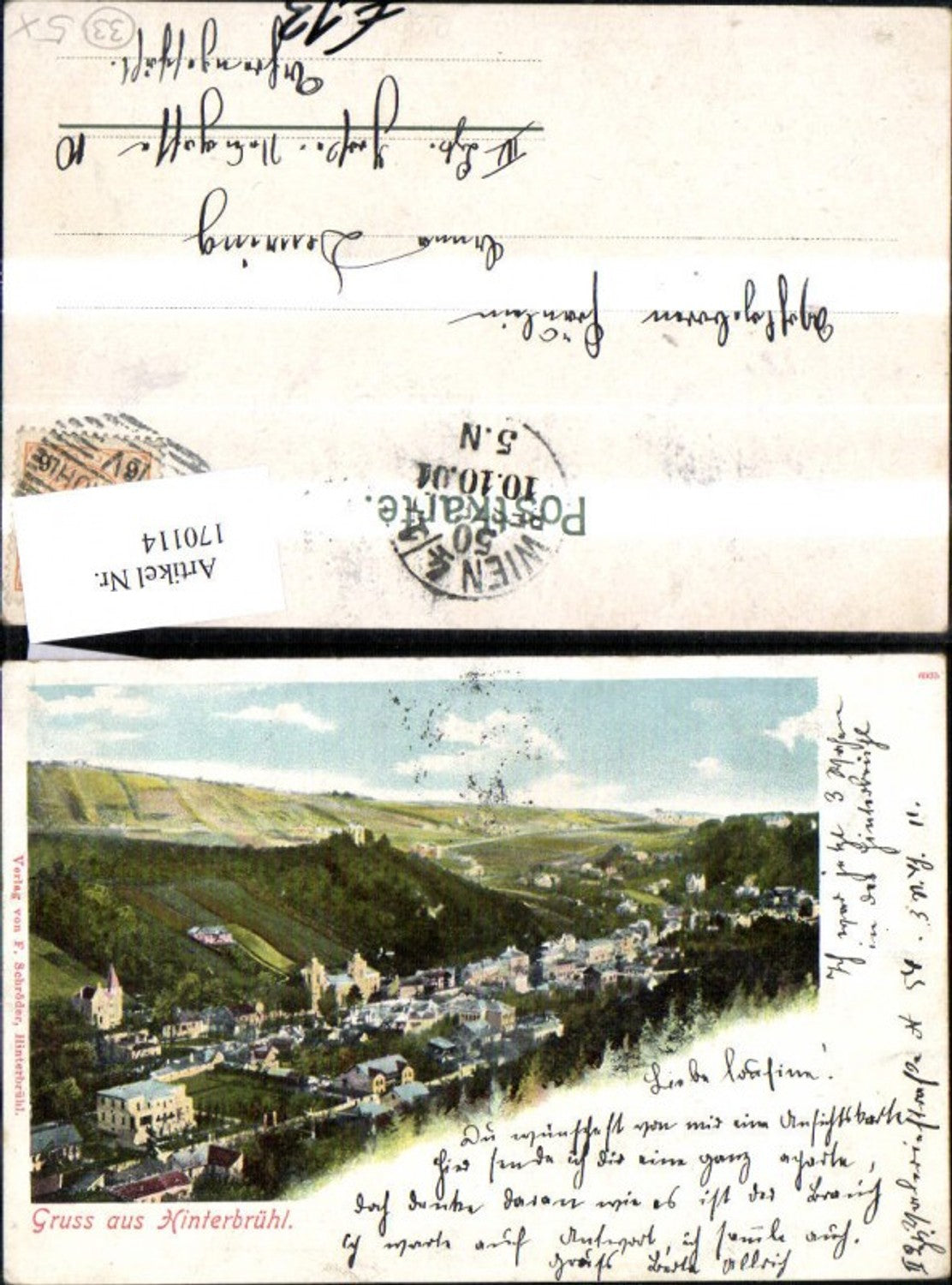 170114,Gruss a. Hinterbrühl 1901