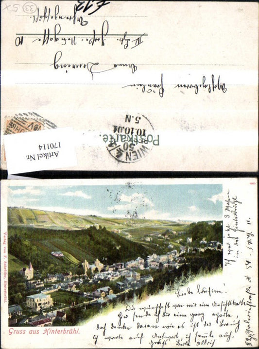 170114,Gruss a. Hinterbrühl 1901
