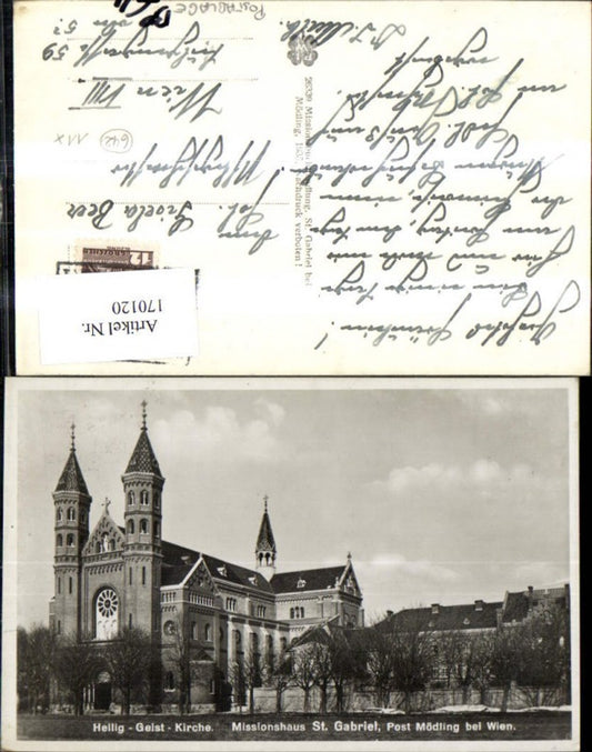 170120,Heilig Geist Kirche Missionshaus Postablage Sankt Gabriel Post Mödling