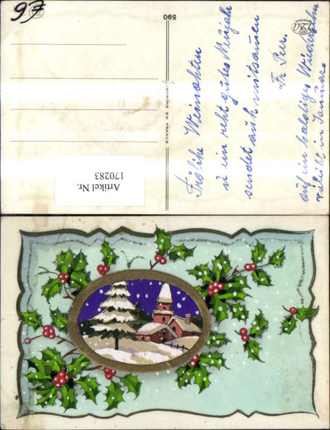 Alte Ansichtskarte – Old Postcard