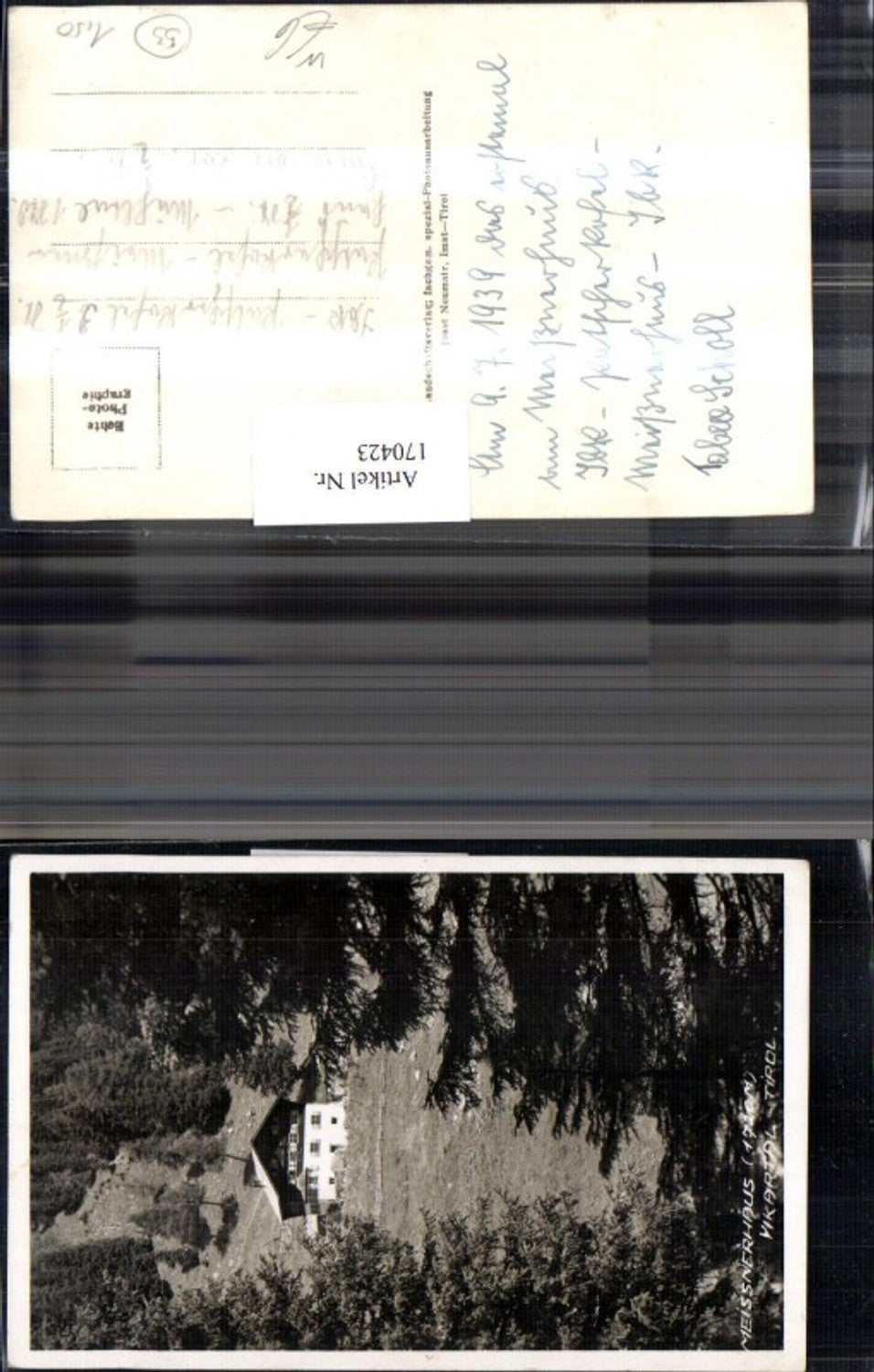 Alte Ansichtskarte – Old Postcard