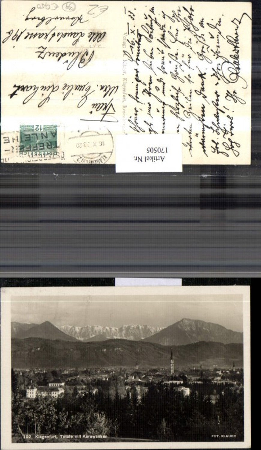 Alte Ansichtskarte – Old Postcard