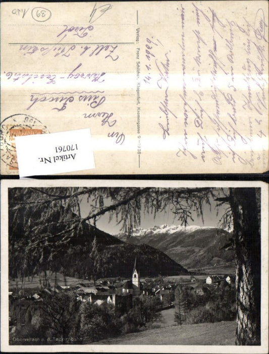 170761,Obervellach a. d. Tauernbahn Ansicht 1929