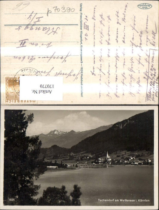 170770,Techendorf a. Weissensee 1930