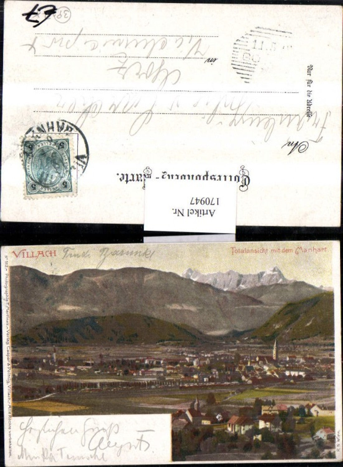 170947,Villach Totale m. d. Manhart