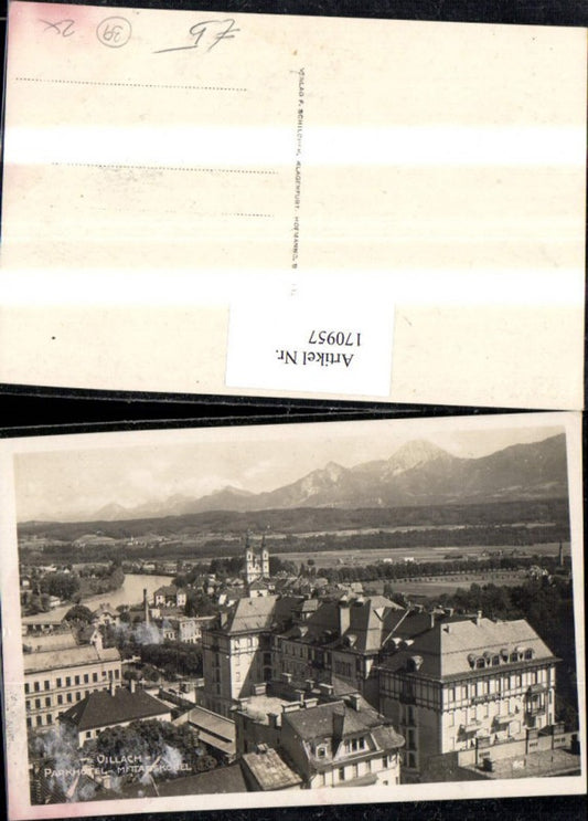 170957,Villach Parkhotel m. Mittagskogel Ortsansicht