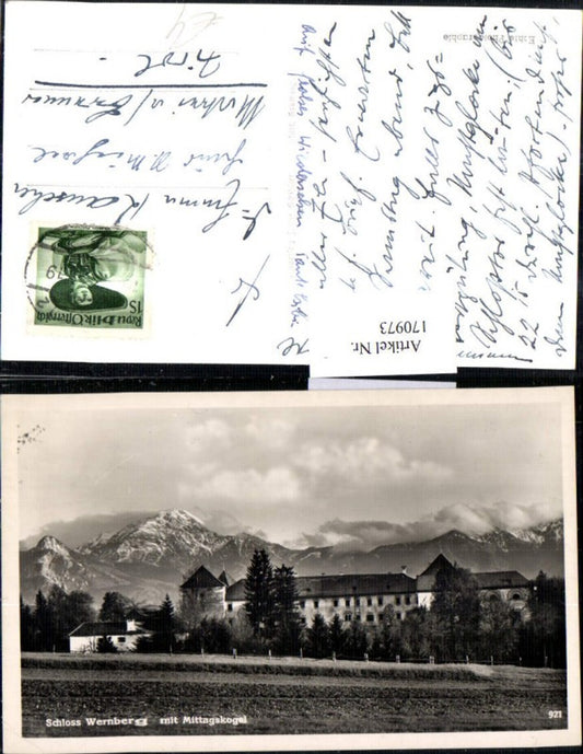 170973,Villach Schloss Wernberg m. Mittagskogel