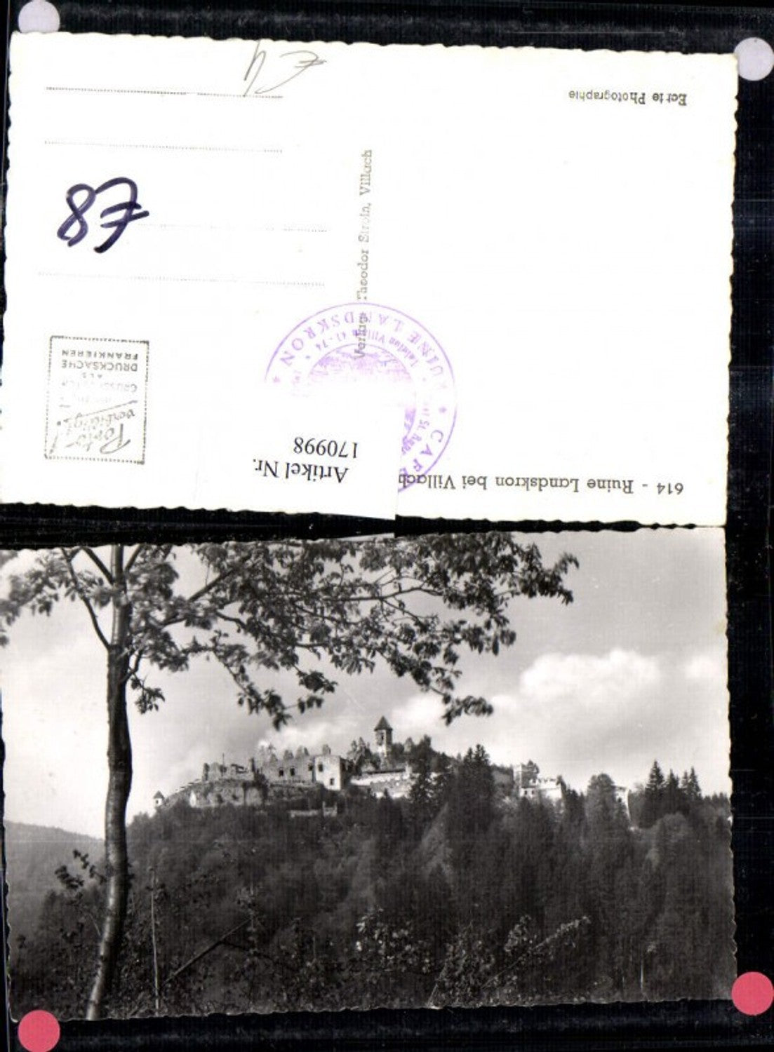 170998,Ruine Landskron b. Villach