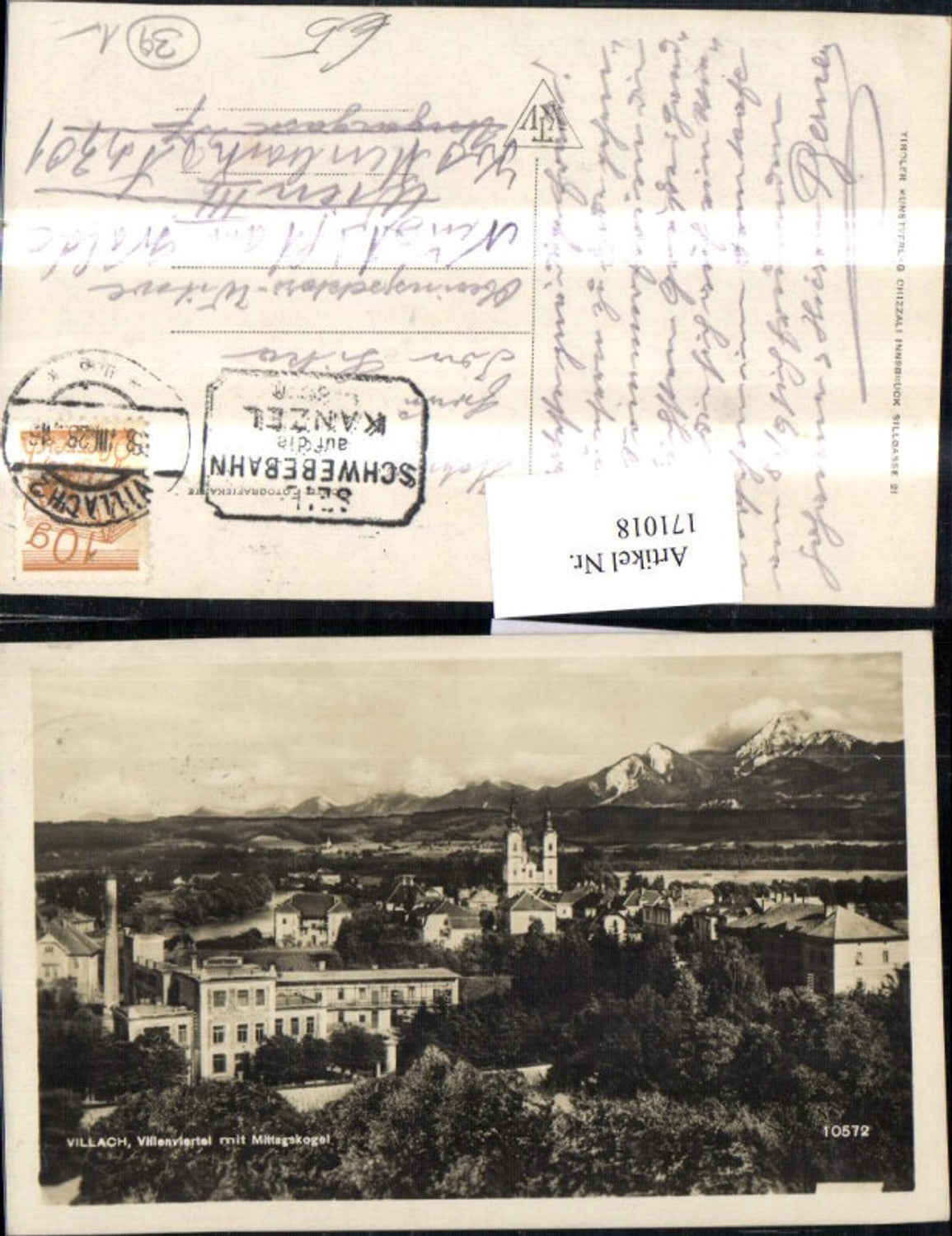171018,Villach Villenviertel m. Mittagskogel