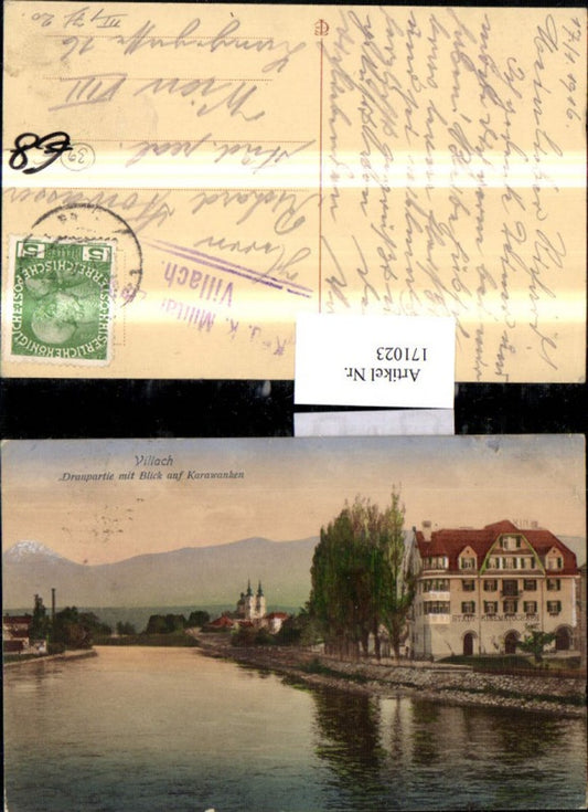 171023,Villach Donaupartie m. Blick auf Karawanken