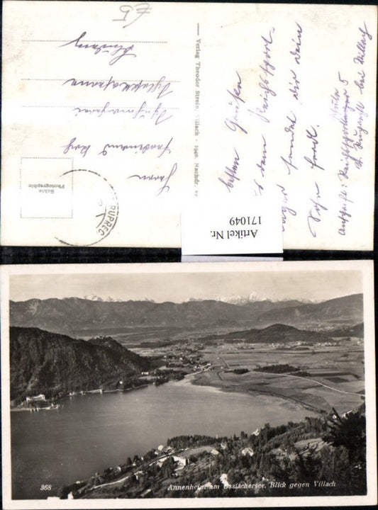 171049,Annenheim am Ossiachersee Blick geg. Villach Totale