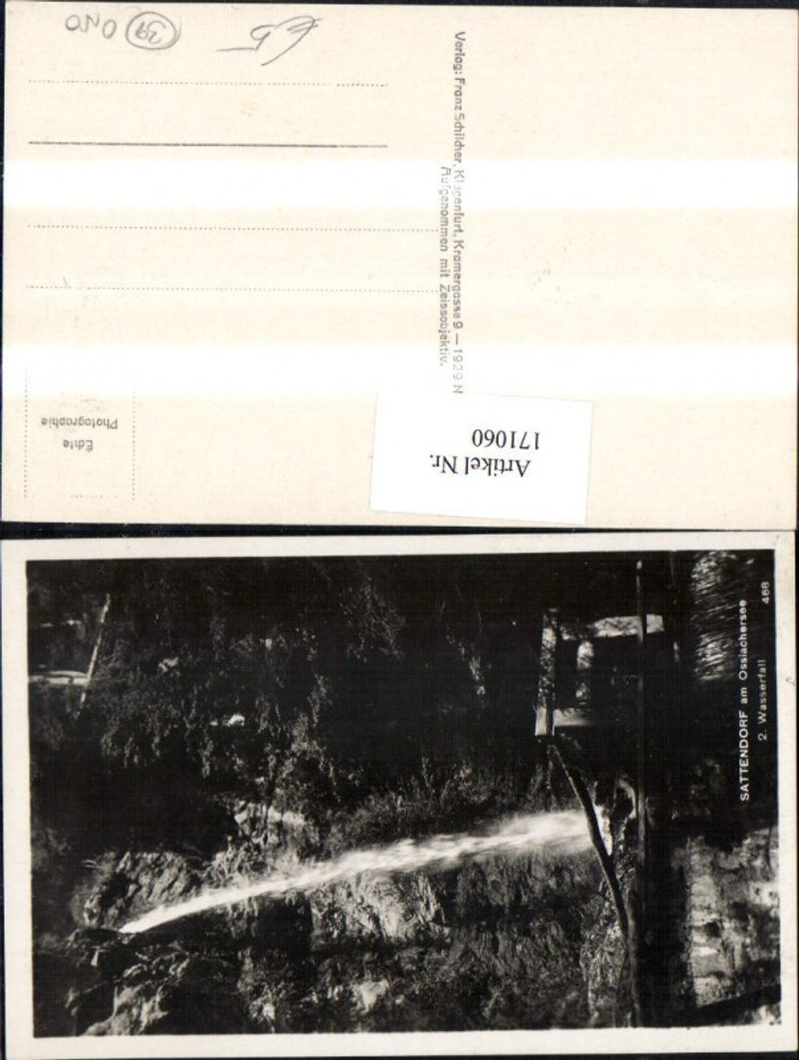 171060,Sattendorf am Ossiachersee Wasserfall
